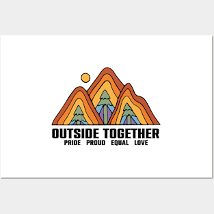 Outisde together Posters and Art